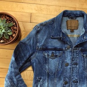 American Eagle Flex Stretch Soft Unisex Jean Denim Jacket Sz Small EUC